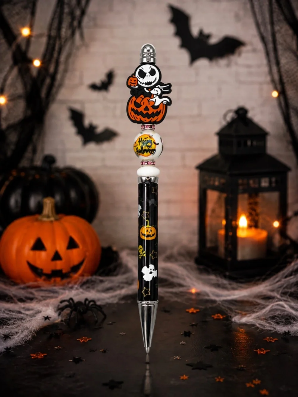 Halloween Haunted Beaded Pen